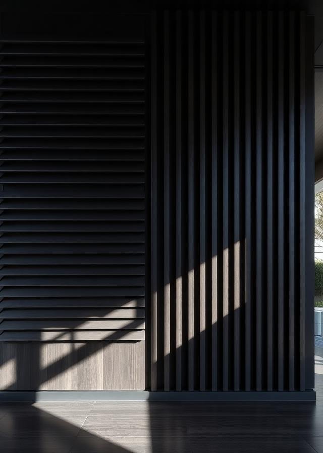 Charcoal Louvers